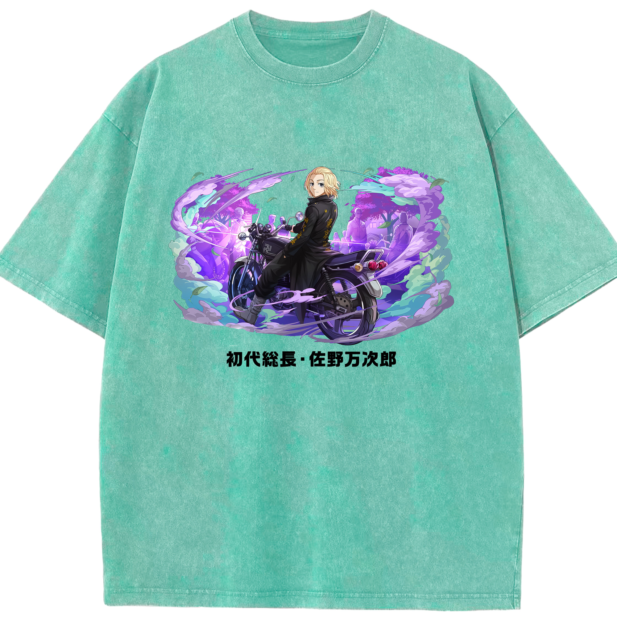 （画像用） 東京リベンジャーズ Tokyo Revengers 綿100% ヴィンテージ風 半袖Tシャツ（フロントプリント）